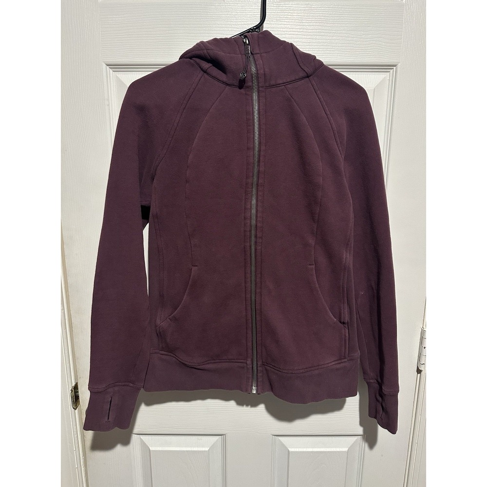 Lululemon Scuba Hoodie *Light Cotton Fleece Dark Adobe Women's 8‎